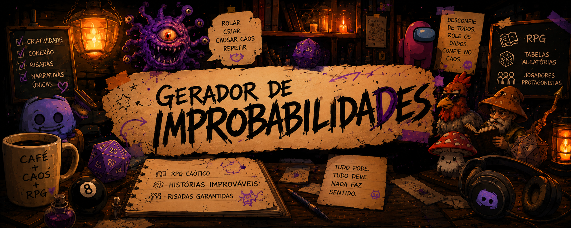 Banner do GDI - Gerador de Improbabilidade